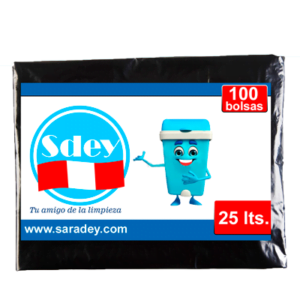 Bolsa para basura 25 litros x 100 unidades