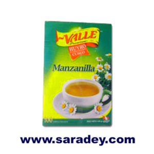 Filtrante Del Valle Manzanilla x 100 sob.