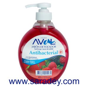 Jabón Antibacterial Aval 400 ml con pico