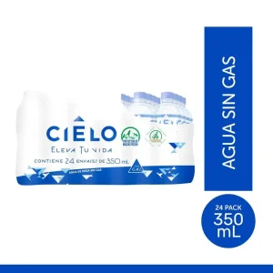 Agua Cielo sin gas paquete de 24 uni. x 350 ml