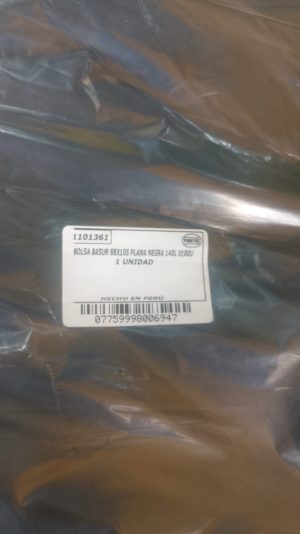 Bolsa para basura 140 litros x 100 unidades