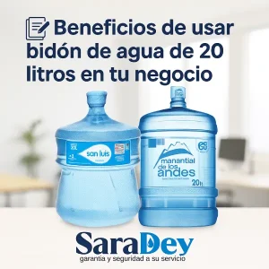 Lee más sobre el artículo Beneficios de usar bidón de agua de 20 litros en tu negocio