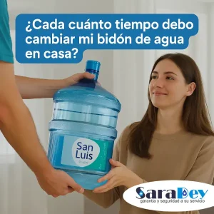 Lee más sobre el artículo ¿Cada cuánto tiempo debo cambiar mi bidón de agua en casa?