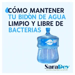 Lee más sobre el artículo Cómo mantener tu bidón de agua limpio y libre de bacterias