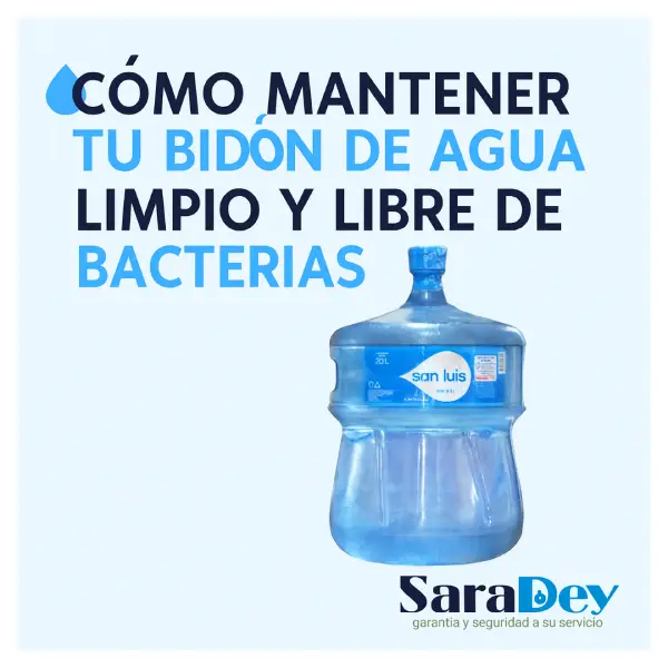 En este momento estás viendo Cómo mantener tu bidón de agua limpio y libre de bacterias