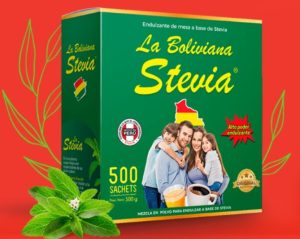 Endulzante Stevia La Boliviana – caja de 500 sachets