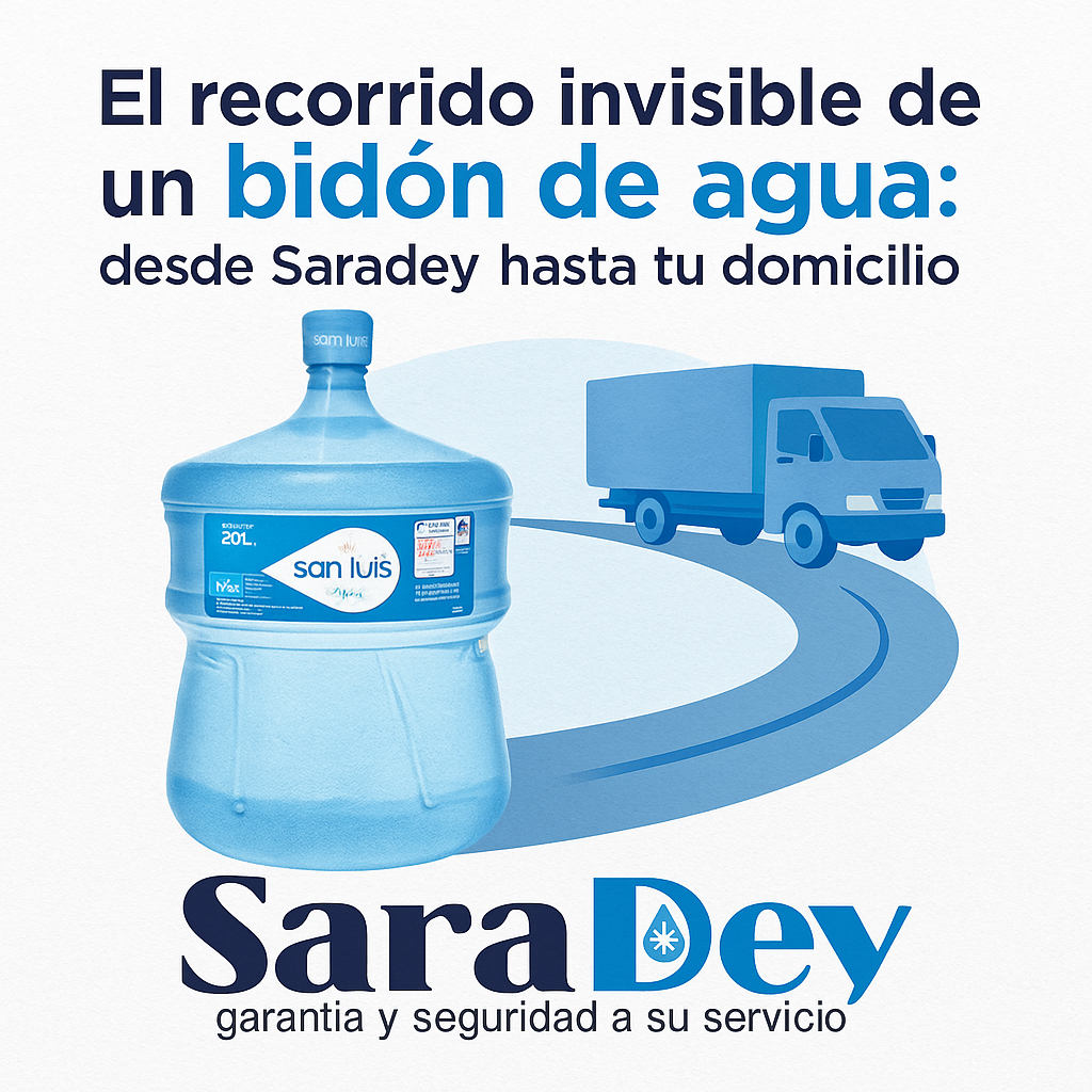 En este momento estás viendo El recorrido invisible de un bidón de agua: desde SARADEY hasta tu domicilio