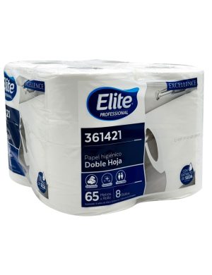 Papel Higienico Elite doble hoja EXCELLENCE x 8 unidades (65 metros)