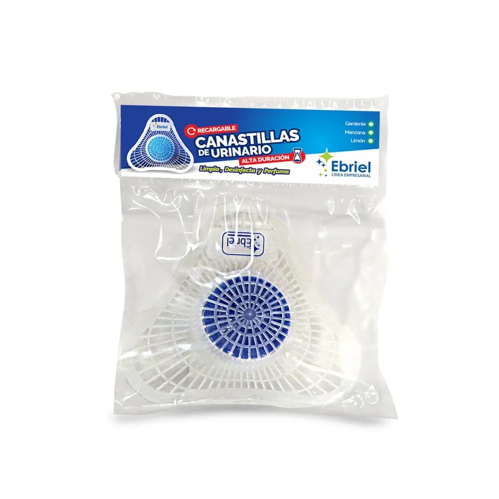 Pastilla para urinario EBRIEL con canastilla